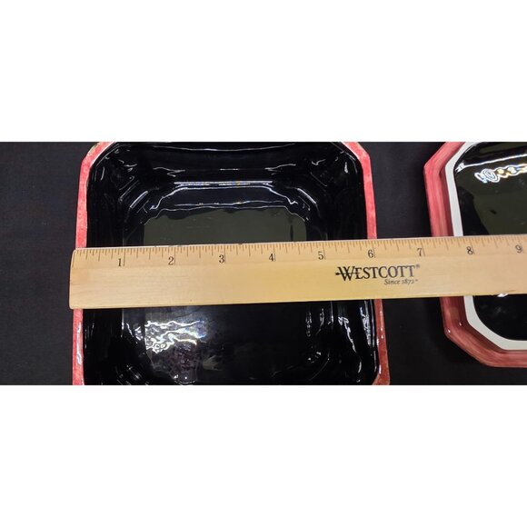 Vintage Fitz & Floyd Classics Equestrian Collection Octagon Box w Lid Fall Decor - Picture 10 of 11